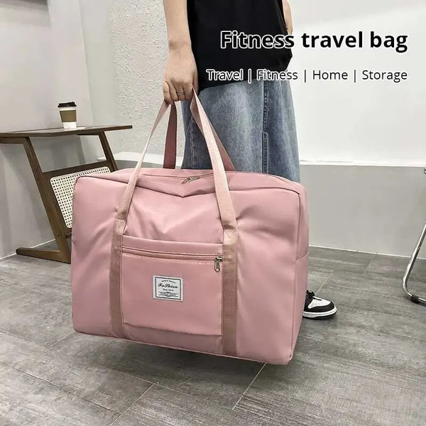 Bolsa versátil, para  viagem ou para ginástica Pequena, Média ou Grande. Cores: Rosa/Azul/Cinza