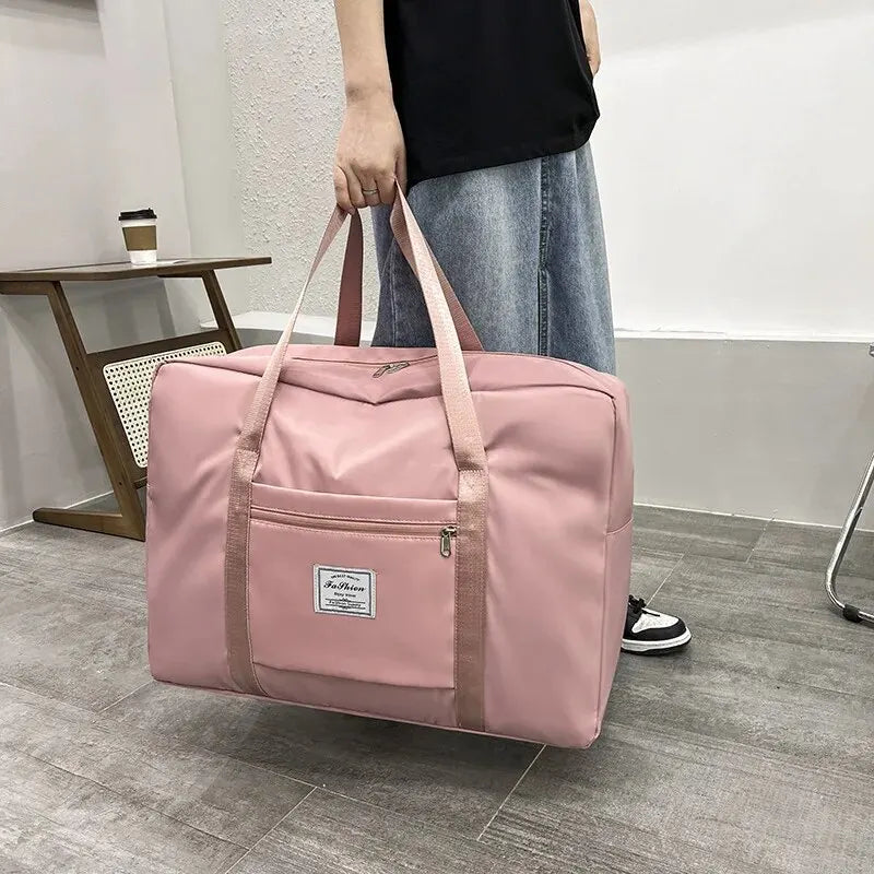 Bolso versátil, para viaje o gimnasio Pequeño, Mediano o Grande. Colores: Rosa/Azul/Gris