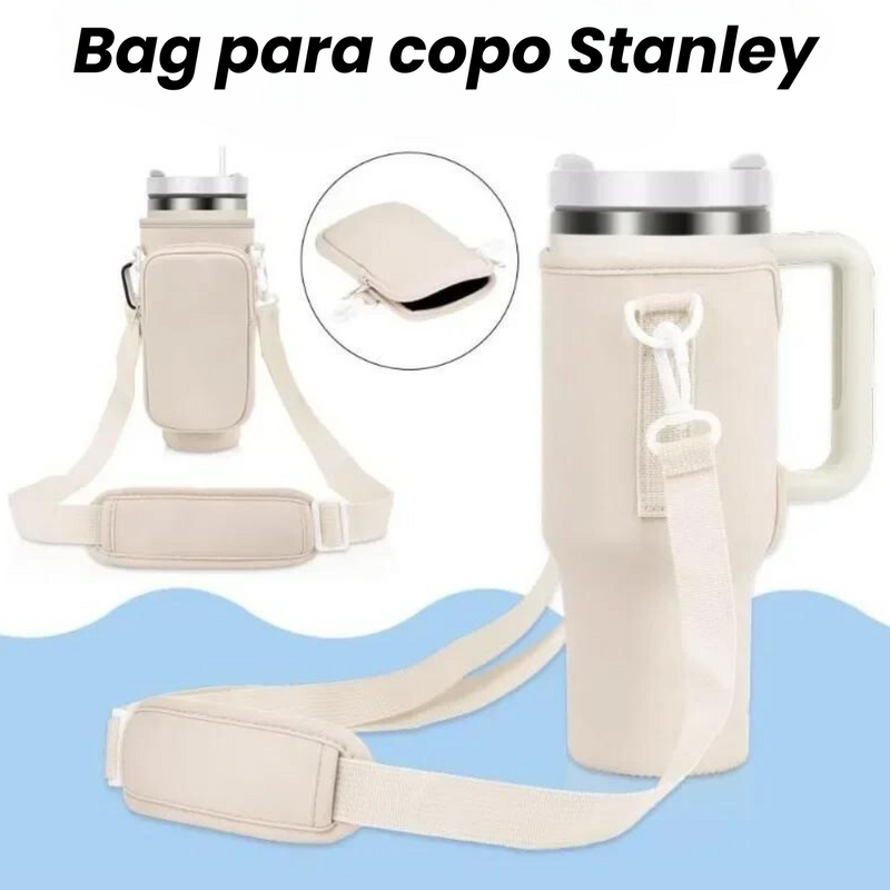 Bag para copo Stanley - Proteção e praticidade para sua hidratação diária!